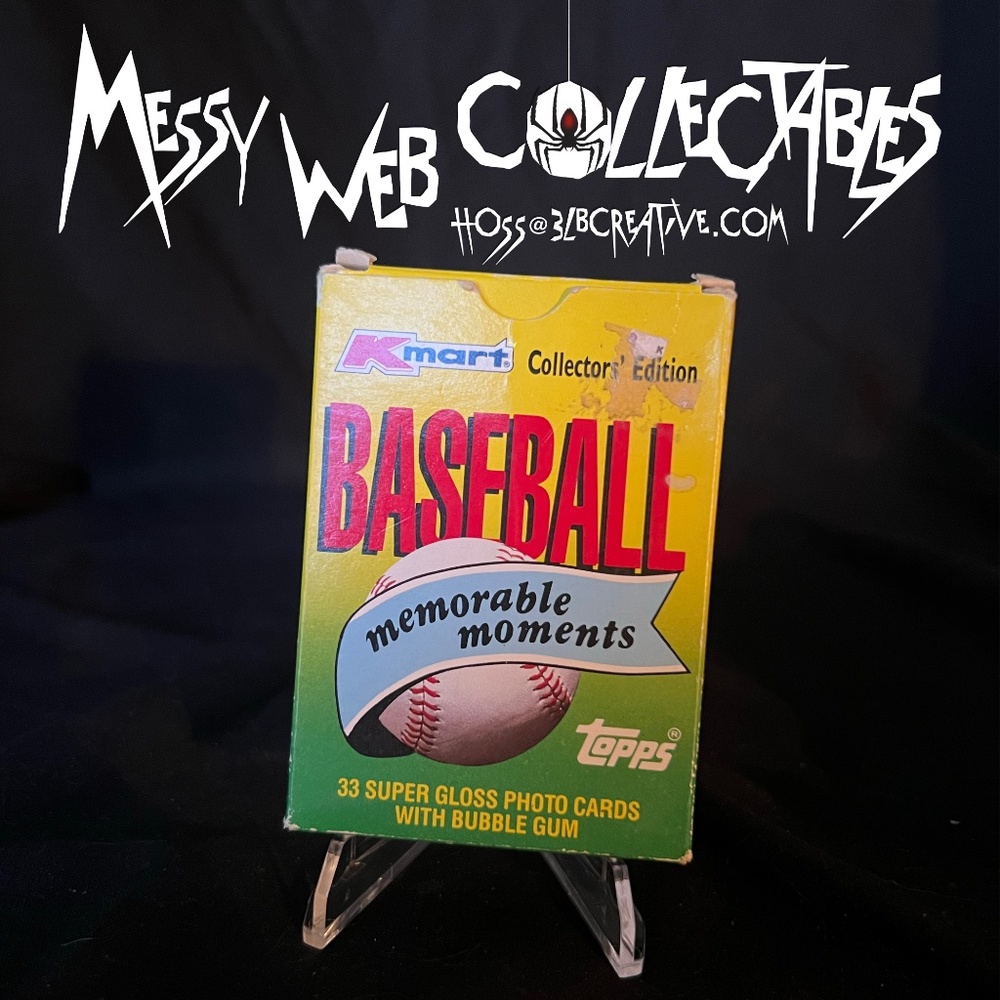 1988 Topps Kmart Memorable Moments 33 Card Baseball COMPLETE SET